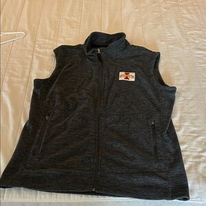 Iowa State University Gray Fleece Women's Vest